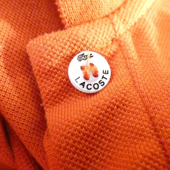 Lacoste Men Shirt Size 34 or XS Red Polo Short Sleeve Golf Summer Cotton Casual - Picture 6 of 11